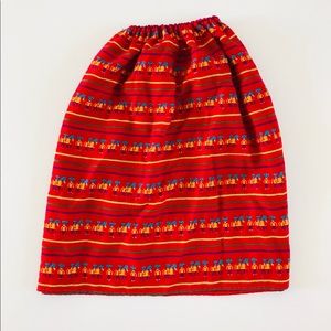 Vintage Mexican embroidered skirt